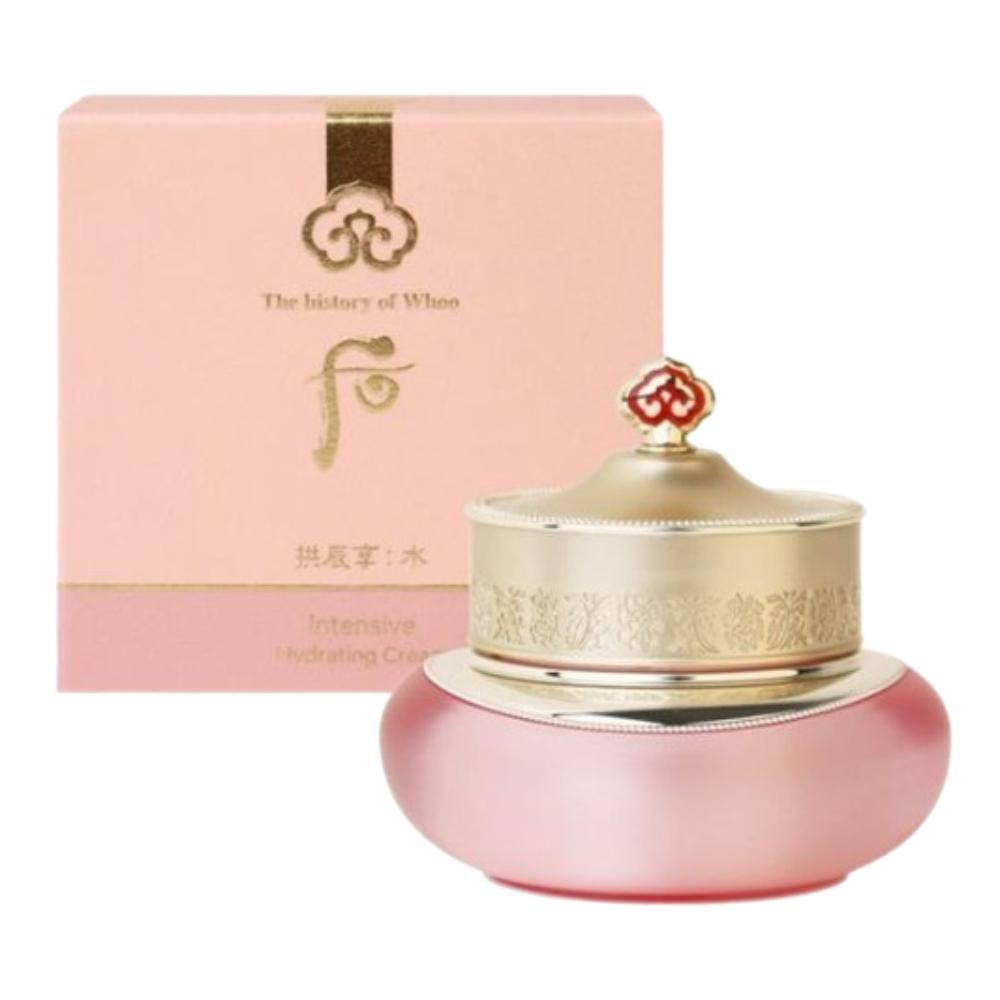 The history of whoo Gongjinhyang Soo Intensive Hydrating Cream 50ml Korean Herbal Deep Moisturizing Face Cream Nourishing & Refreshing K-Beauty