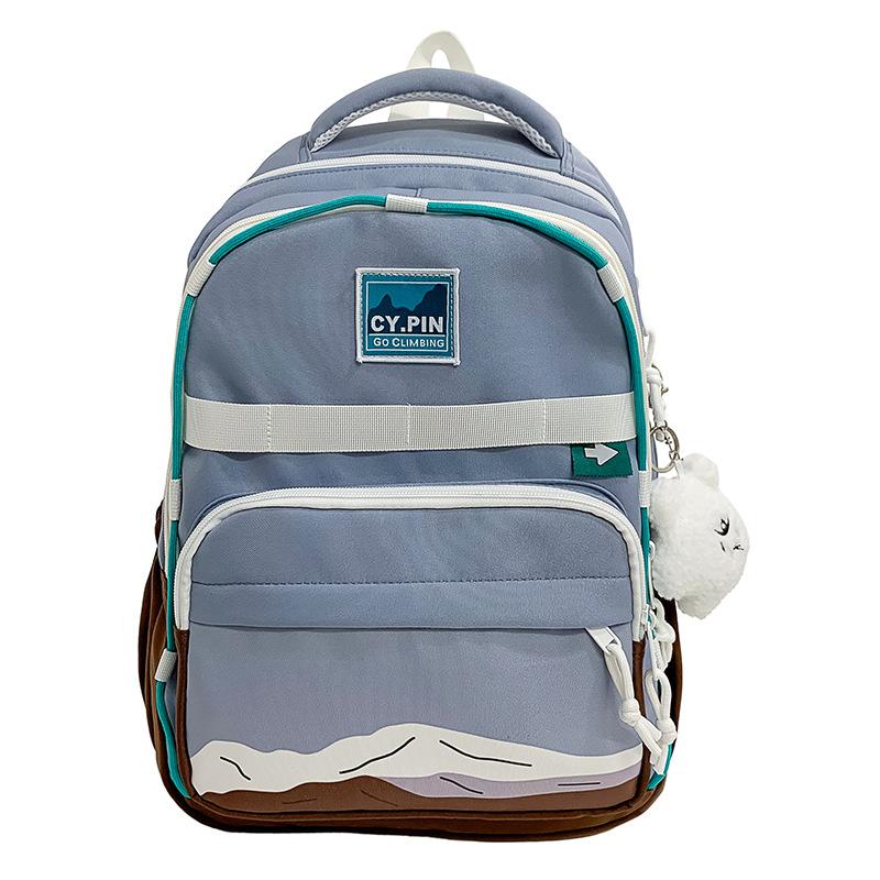 Backpack Girls Large Capacity Student School Bag New High School Student Simple Casual Backpack