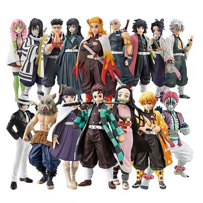 Anime Demon Slayer Kimetsu no Yaiba Figúrka Kamado Tanjirou Akčná Figúrka Agatsuma Zenitsu Nezuko Bojovník PVC Model Hračky