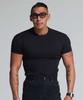 ASTROVE Maxgain Muscle Fit Short Sleeve T-Shirt Black