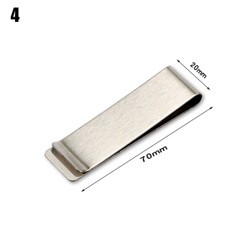 Office Supplies Portable Metal Brass Pen Folder Handmade Leather Stainless Steel Clips Notebook Holder