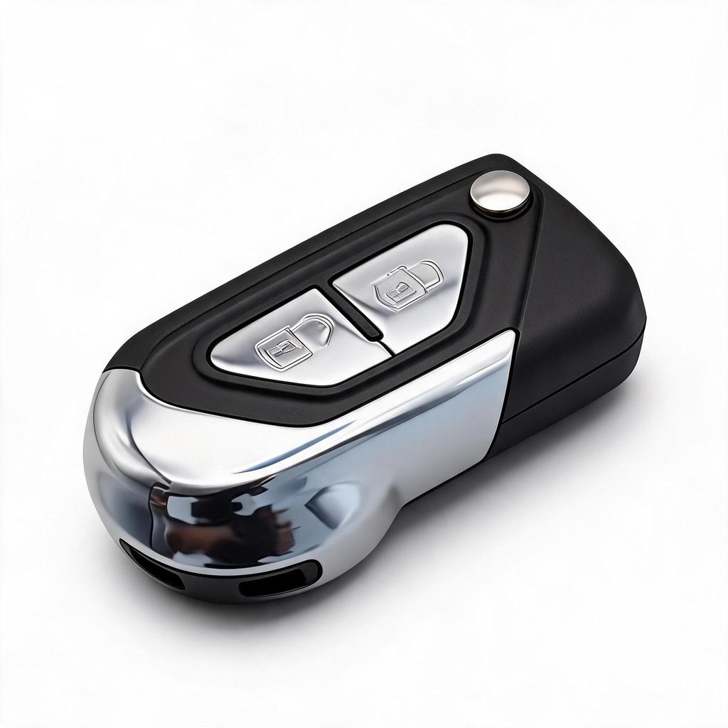 Two-Key Folding Key Case Key Shell Cover With 2 Buttons For 2009-2017 DS3 Shell Only No Electronic Components