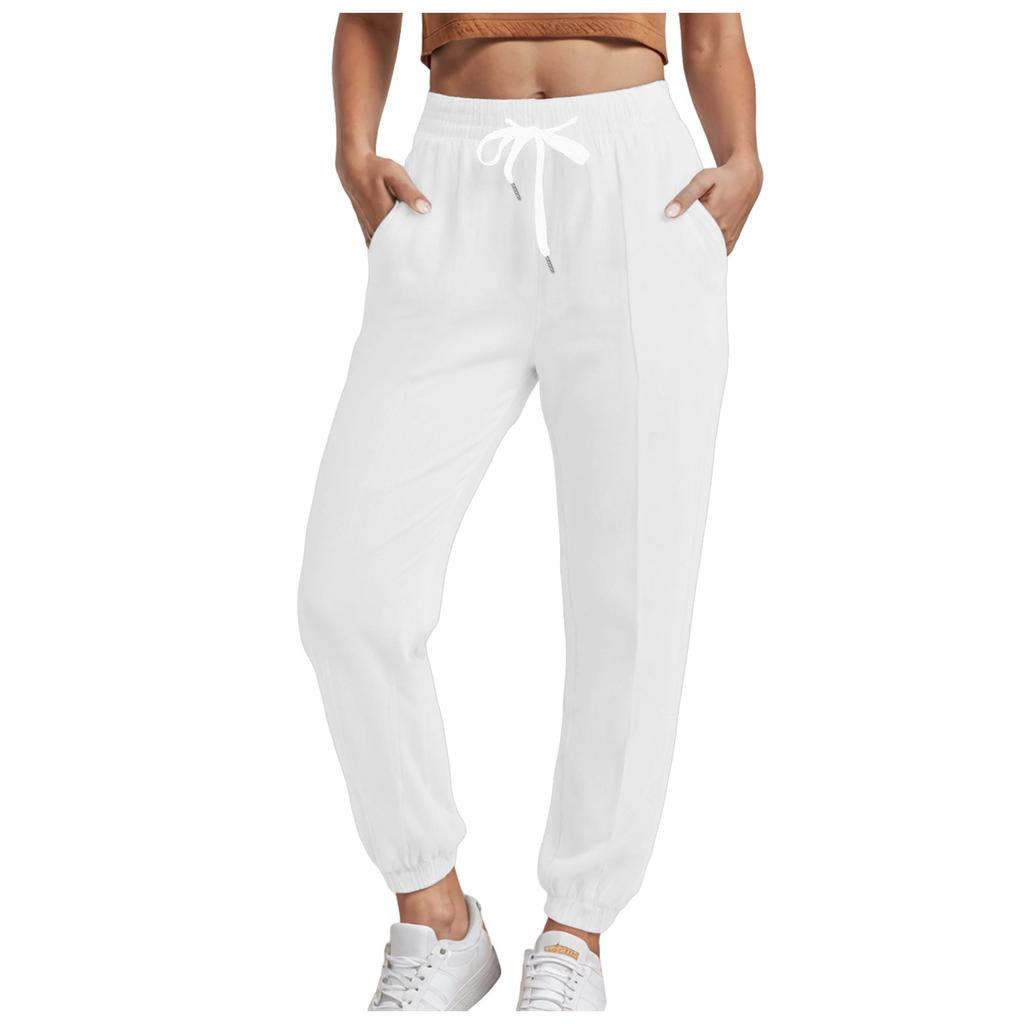 Solid Color Women Pants Pocket Long Women Casual Harem Pants Streetwear Tracksuit Pants For Women Jogging Sports Pants
