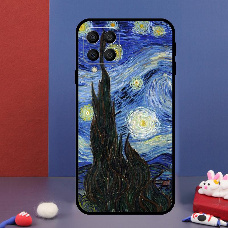 Van Gogh Starry Sky For Samsung Galaxy M12 M13 M33 M23 M53 M15 M55 M31 M51 M14 M34 M54 M20 M32 M52 Phone Case
