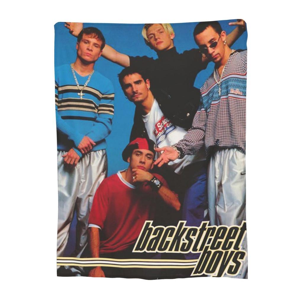BSB Backstreet Boys Coperta Flanella Divano Coperta da Lancio Traspirante per Divano Letti Ufficio Coperte Copriletto Trapunta