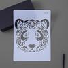 YUELU Creative Animal Lace Ruler Scratch Art Template