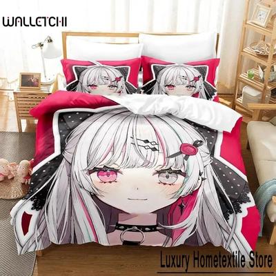 Ensemble de literie Kawaii Girl Ishigami Nozomi Anime, Housse de couette Ensemble de lit Housse de couette Taie d'oreiller, Taille King Queen Twin Garçons Filles Adultes