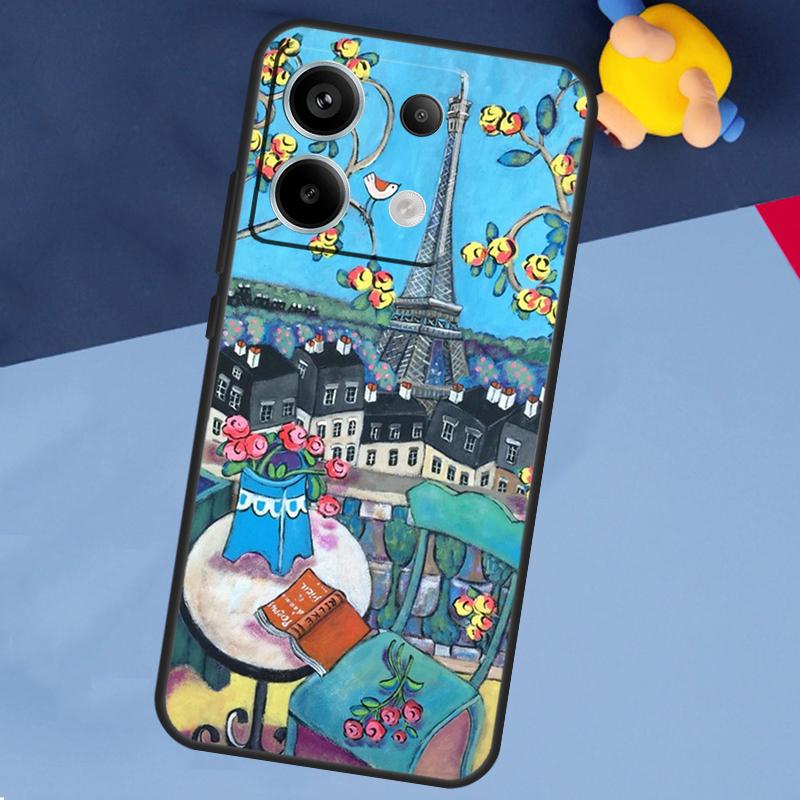 Eiffel Tower Paris Case For Xiaomi Redmi Note 13 12 11 10 9 8 Pro 12S 11S 10S 9S 10A 9C 10C 12C 13C Back Cover