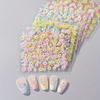 24pcs Flower With Nail Stickers Set 3D Nail Art Stickers Self-Adhesive Assorted Patterns Blossom Manicure Decoration