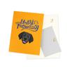 Unique 3D Father's Day Card Black3D Labrador Greeting Card Father's Day Greeting Card Graduation for Dog Enthusiasts
