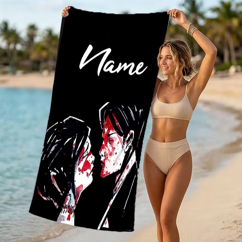 Customizable personalized beach towels My Chemical Romance themed designs.Suitable for the beach, yoga, sports;ideal as beach accessories
