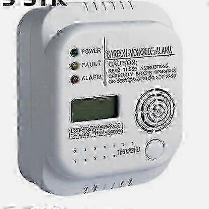 CO detektor oxidu uhelnatého detektor plynu výstražný hlásič detektor oxidu uhelnatého LCD