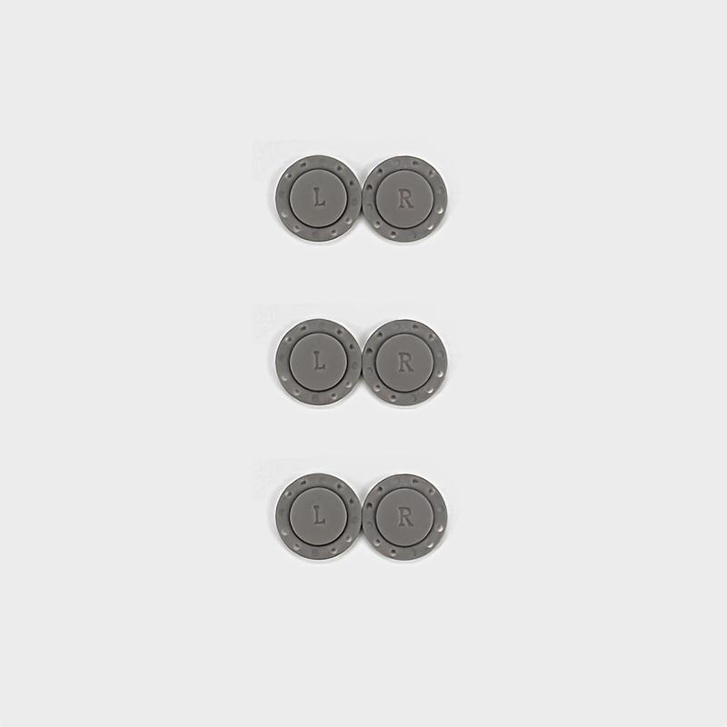 3 pairs (6pcs) of magnetic buttons, strong fixed invisible buttons, for clothes and bags, down jackets and coat plastic buttons
