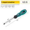 Multi-Shaped Screwdriver Set: Triangle, U, Y, Inner Cross, and Three-Edged Heads for Household Use