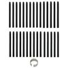 [30-Pack] Wacom Pen 1 Replacement Nibs, Standard, for Wacom Pro Pen 1, Black, Includes Nib Remover, for Drawing and Drawing Tablets, Black (30-Pack)