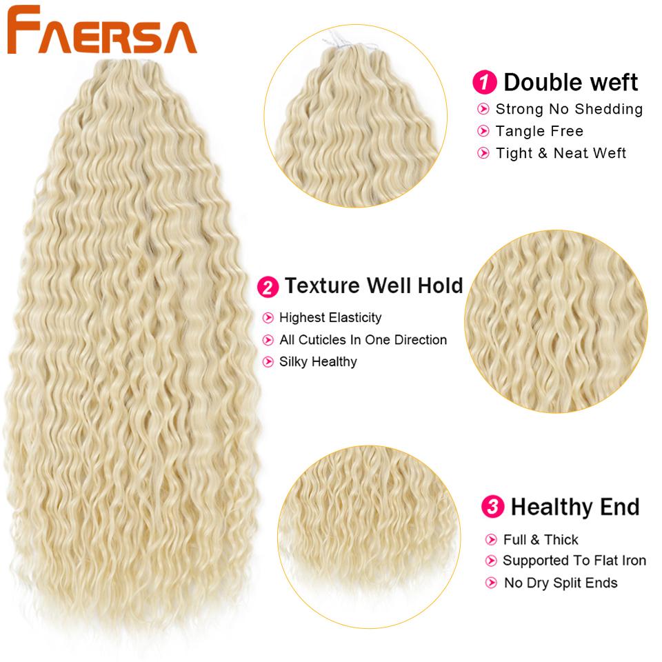 14 Inch Marshmallow Afro Curl Crochet Hair SyntheticTwist Braid Kinky Curly Braiding Hair Extensions Ombre Blonde For Black Women