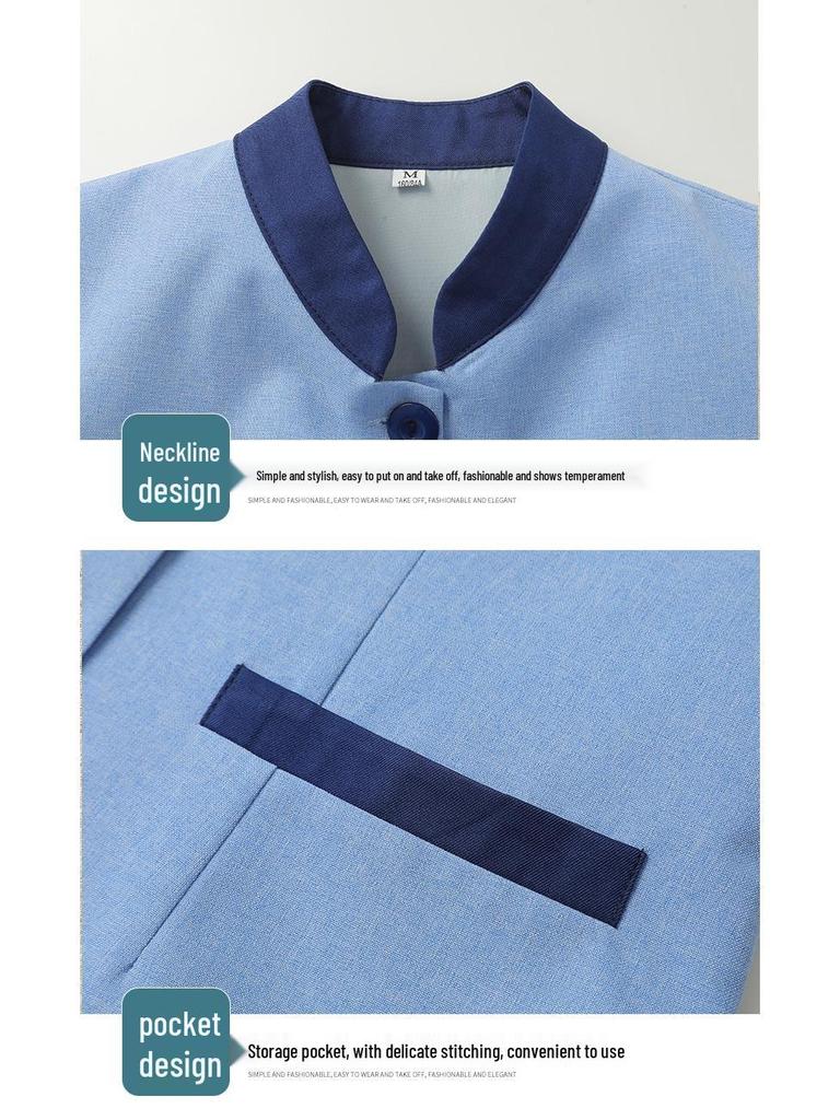 Women's Long Sleeve Hotel Cleaner Uniform Set for Autumn/Winter