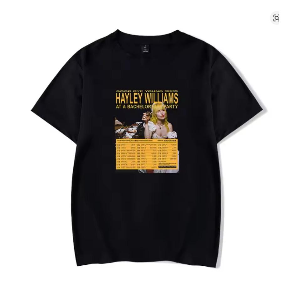 Hayley Williams Merch Graphic Tshirt Highquality Short Sleeve Summer Oneck Comfortable Streetwear Harajuku Y2k Unisexs Clothing