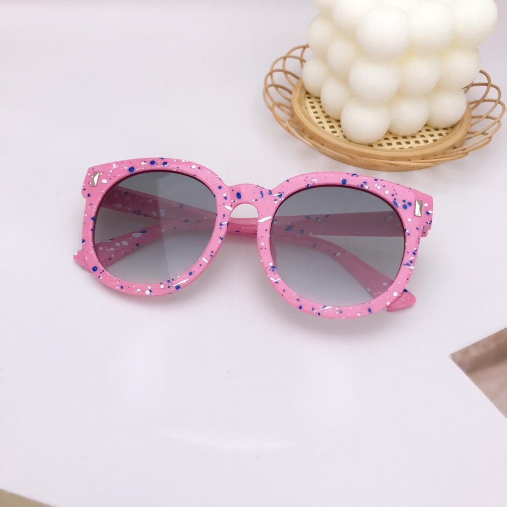 Fashion Children'S Sunglasses Baby Glasses Cute Boys And Girls Oval Frame Sunscreen Eye Protection Glasses Tide