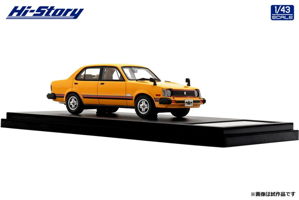 Inter Allied Hi Story ISUZU GEMINI Sedan Gelb Fertigprodukt HS472YE 1/43 ZZ/T (1981)