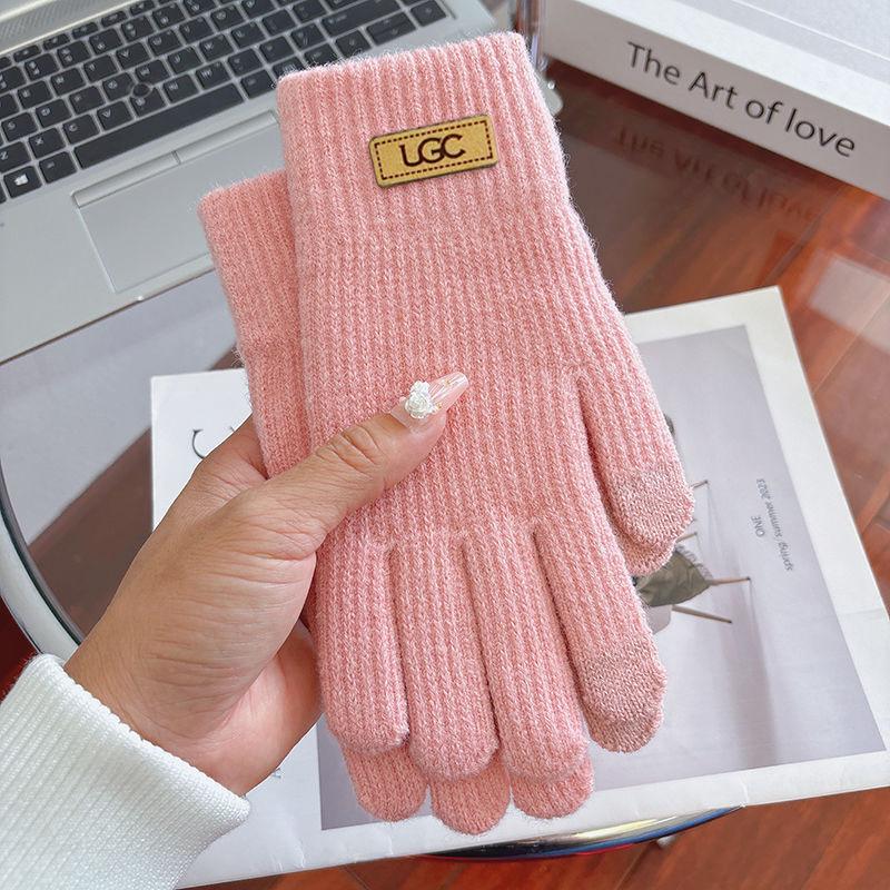 Melaude Winterhandschuhe mit Fleecefutter - Dick, warm, Touchscreen-kompatibel zum Fahren und Reiten