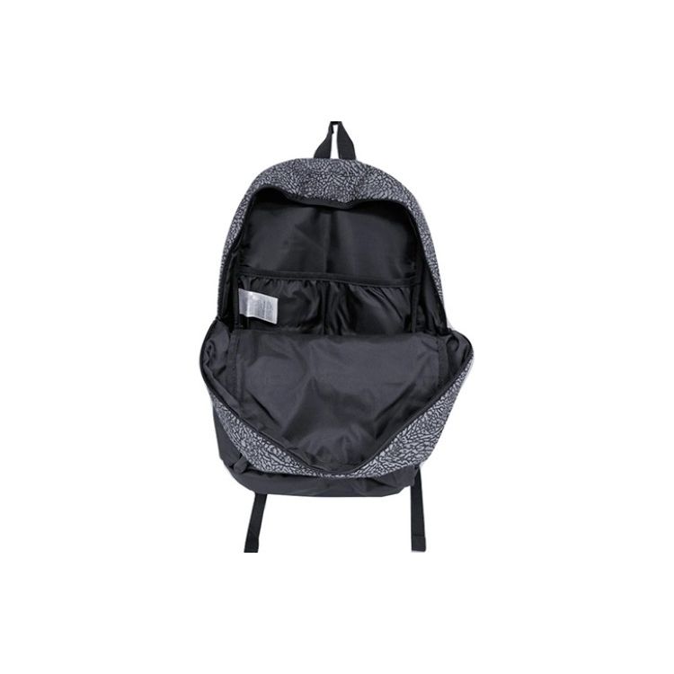 Jordan Jumpman Embroidered Multi-Pocket Polyester Backpack Unisex Backpack Black Cement 9A0408-K41