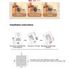 Supporto per Proiettore da Tavolo Regolabile Rotazione a 360 Gradi Supporto per Xgimi Halo H6 Xiaomi Hy300 Hy320 Supporto Universale per Comodino