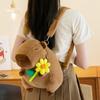 Fashionable Capybar Plush Toys Girls' Crossbody Bag for Girlfriends To Hold Flowers and Kapi Backpack Activity Gift Handbag