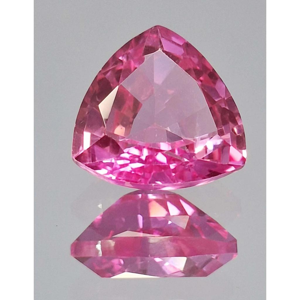 Fabulous Pink Sapphire Natural Trillion Cut 14-16 Ct Certified Loose Gemstone