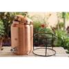 Copper Water Pot, Embossed Finish Design with Brass Tap & Stand, Storage & Serving Water, Volume- 5 Liters