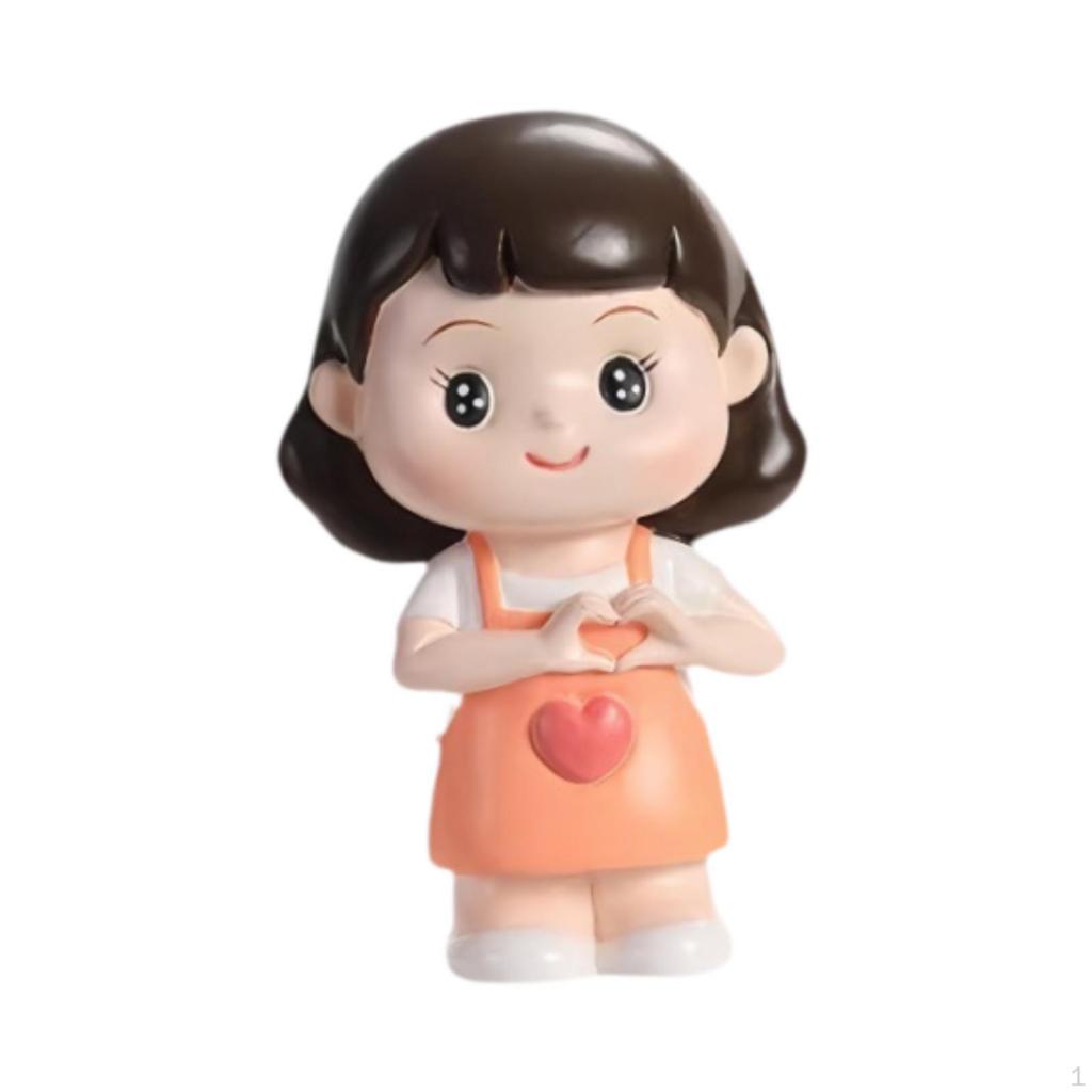 Maman Miniature Figurine Doll of Office Ornament Art Artisanat Small Statue Cake Topper for The