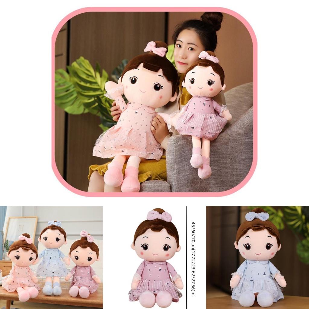 Plush Girl Doll With Cotton Filling For Kids Play And Collection
