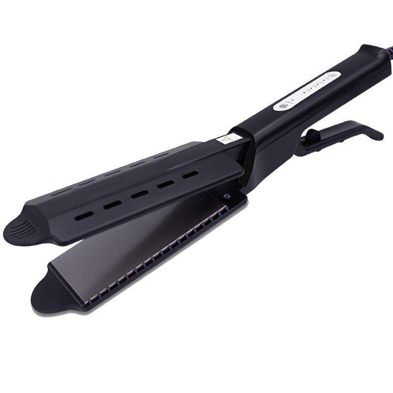 Adjustable Temperature Straightener: Damage-Free Hairstyling Tool for Bangs and Hair.