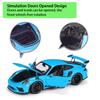 1/18 Scale Welly Porsche 911 GT3 RS Alloy Car Model Diecasts Metal Toy Vehicles Car Model High Simulation Collection Childrens Gifts