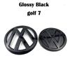 qqq- Replace 2pc Car Front Grille Badges Cover Rear Trunk Emblem Covers Stickers For Volkswagen VW GTI Golf 5 MK6 Golf 7 MK7.5