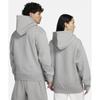 Nike Solo Swoosh Fleece Pullover Hoodie M   Dark Grey Heather White  Dx1356 063