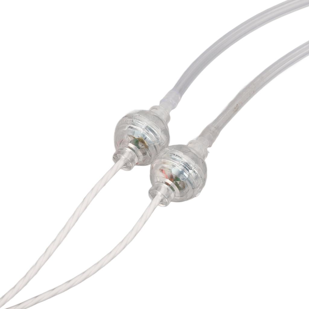 Tube Earbuds Ergonomic Radiation Noise Reduction Portable Binaural 3.5mm Tube Headset for Laptop Tablet