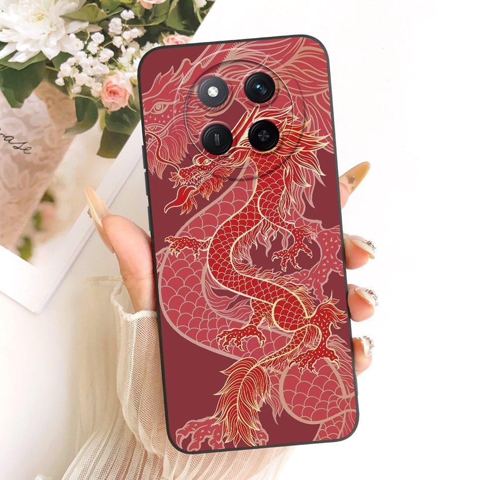 Weiche Silikonhülle für Honor Magic 7 Lite / Honor Magic 7 Pro Hülle Abdeckung Niedliche Cartoon-Katze Coole Drachen Tiere Malerei Stoßstange