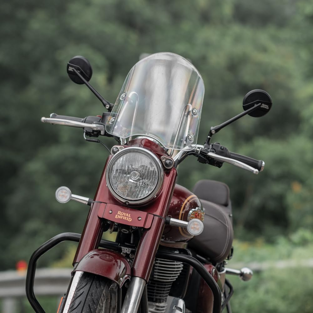 Royal Enfield "Super Meteor 650 Touring Screen & Black Touring Mirror"