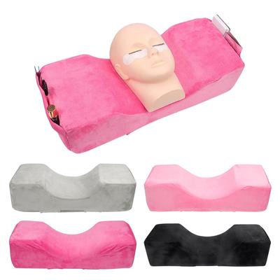 1 adet U şeklinde Sahte Kirpik Aşılama Yastığı, Profesyonel Boyun Desteği, Yüz Makyaj Aletleri, Güzellik Baş Desteği, Yumuşak Yastık