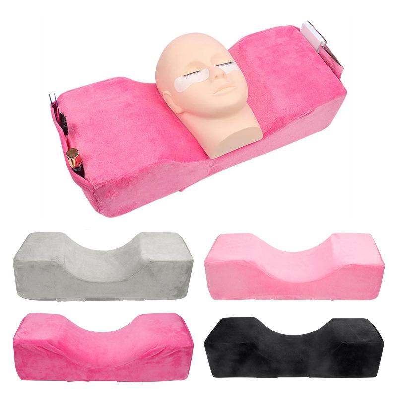 

1 шт. U-подібна подушка для нарощування накладних вій, професійна підтримка шиї, інструменти для макіяжу обличчя, підголівник для краси, м яка подушка сірий