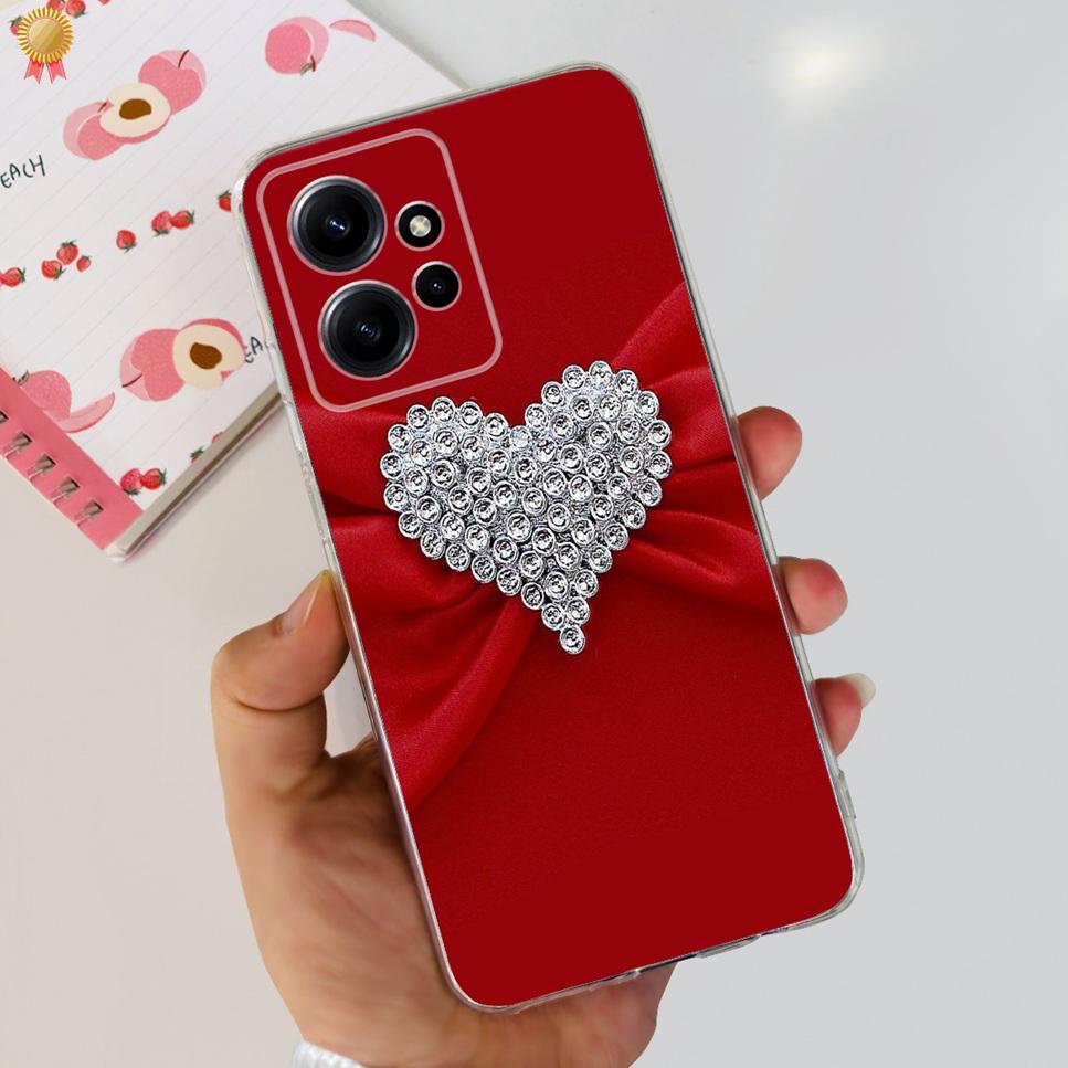 

For Cover Xiaomi Redmi Note 12 4G Case Cats 3D Flower Phone Cases Bumper Back Shockproof Soft For Redmi Note12 4G Global Version Redmi Note 12 4G