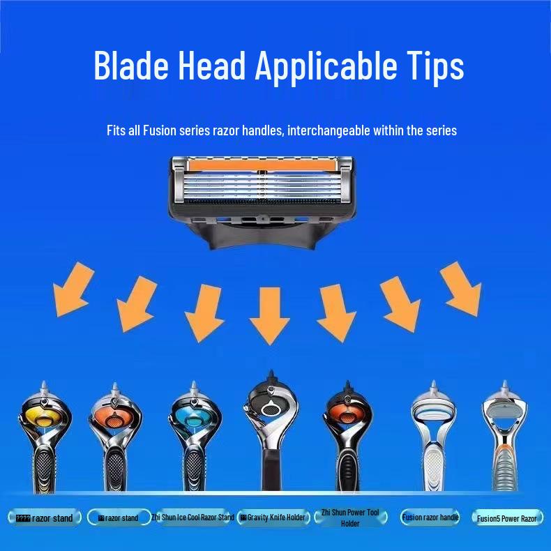German Quality Men's 5-Layer Blade Old-Fashioned Manual Razor