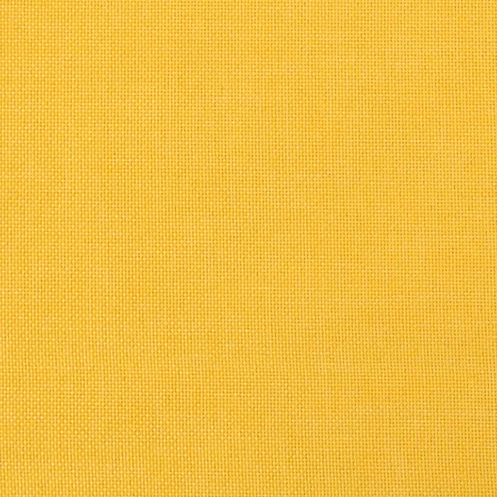Vidaxl Bench, Light Yellow, 70X35X41 Cm, Upholstered with Fabric