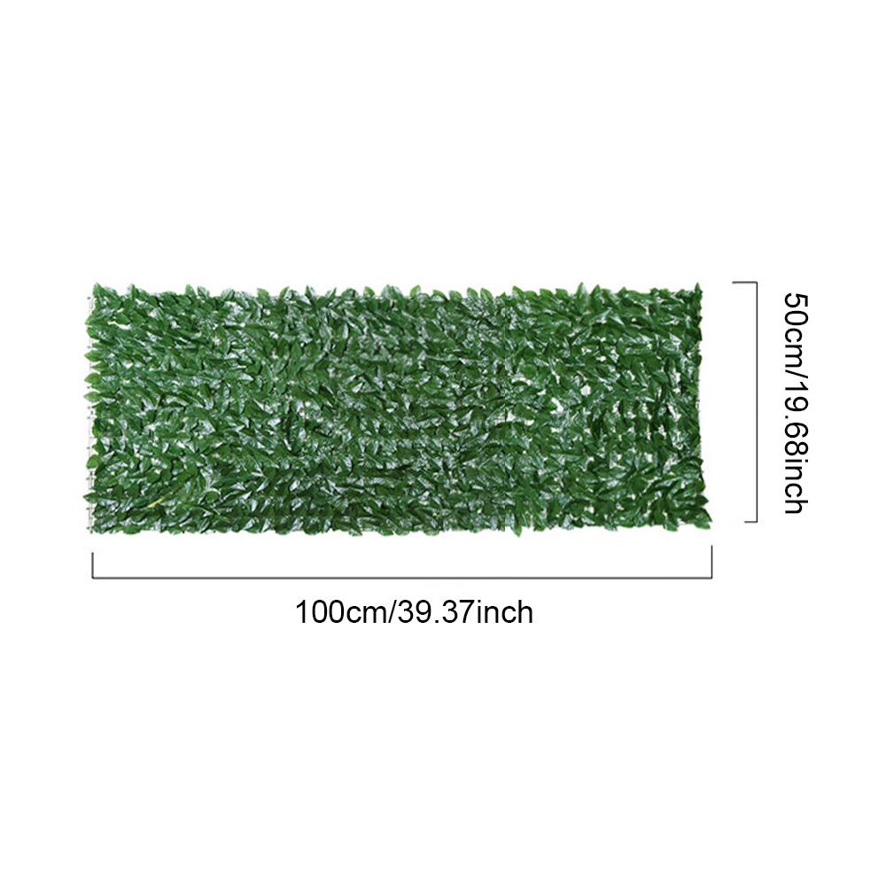 Artificial Hedges Ivy Leaf Garden Fence Roll Privacy Screen Wall Cover Decor