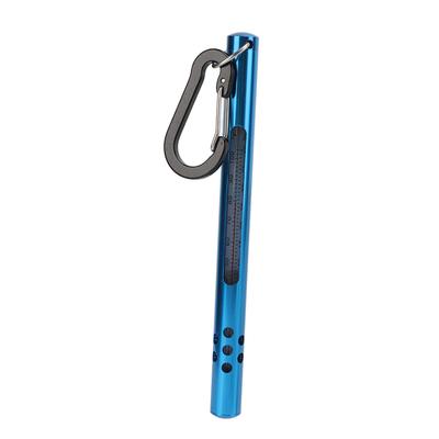 Fly Fishing Water Thermometer Stream Water Temperature Measurement Tools with CarabinerBlue