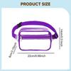 Clear Fanny Pack Waist Bag Crossbody Purse for Festival Concerts Hiking Travel