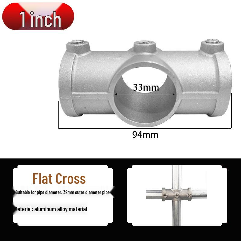 20/25/32mm Stahlrohrverbinder: Verzinkter 6-Punkt Rundbogen-Verbindungsbefestiger