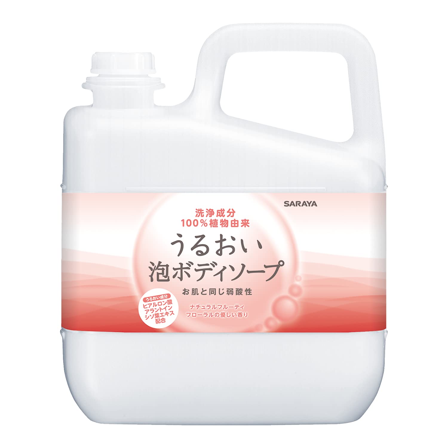 

Saraya Moisturizing Foam Body Soap 5L Natural Fruity Floral Scent 51265