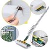 Floor Scrub Brush 3 In 1 Long Handle Removable Adjustable Wiper Broom Tools Tile Magic Squeegee Cleaning Kitchen Bathroom Brush
